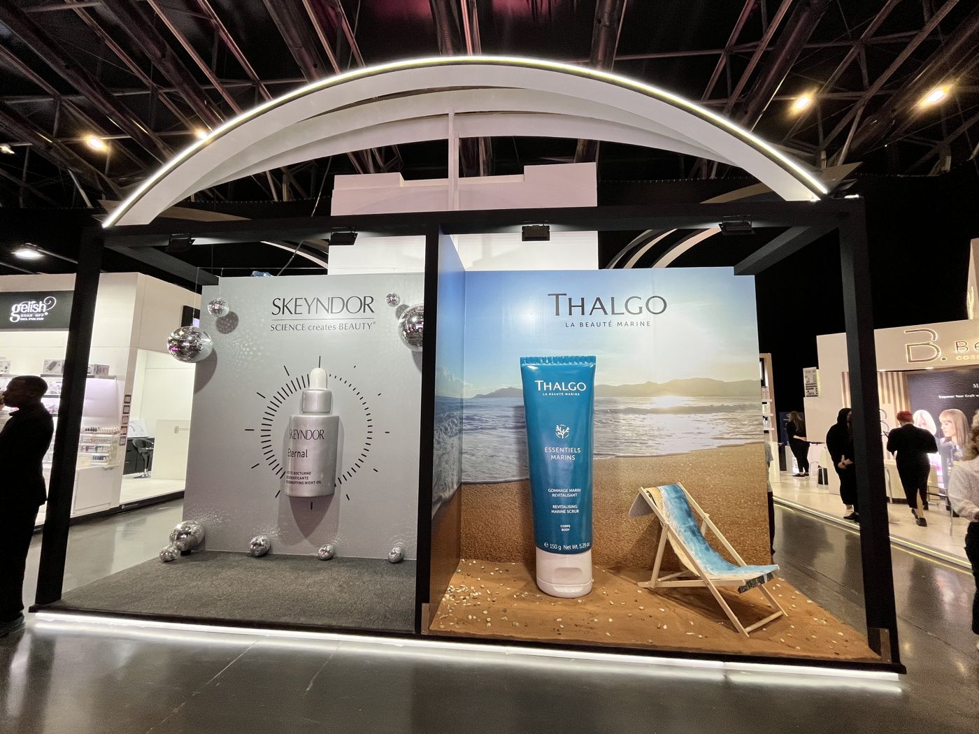 Skeyndor and Thalgo exhibition stand