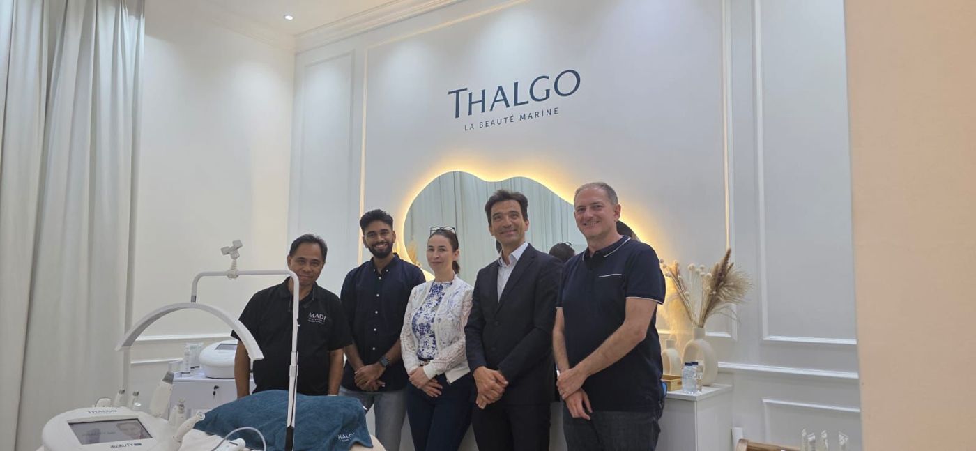 Thalgo spa opening with the brand team